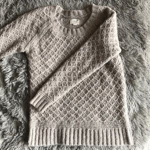 LA HEARTS TAN CHUNKY KNIT SWEATER - Size XS/S